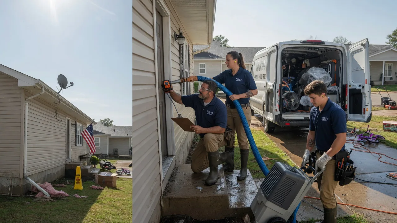 Ceiling Water Damage Restoration in Millerton, OK near me
