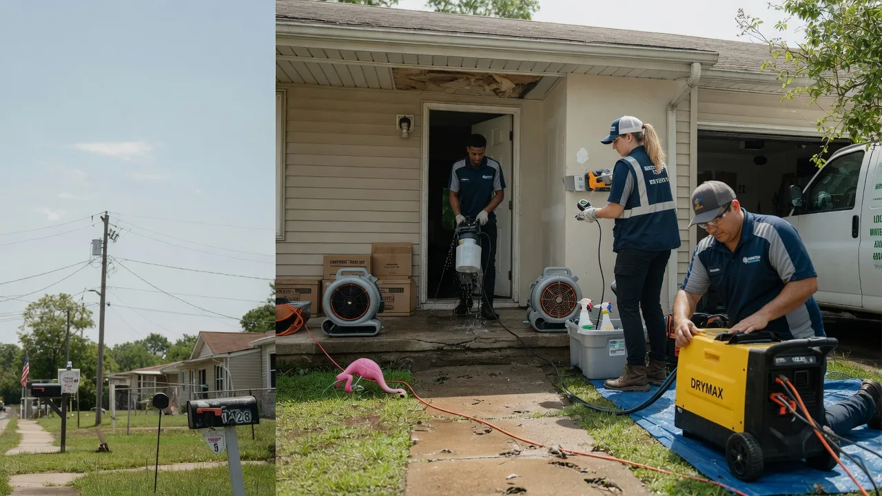 Storm Damage Water Removal in Millerton, OK near me